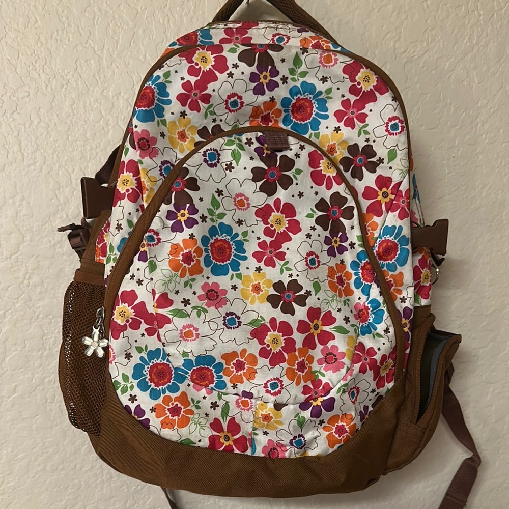 Floral Multi-Color Backpack